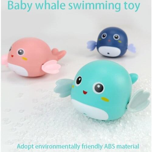 Swimming baby whale toys bath spring toys Kid splashing bath toys Bath toys Cute little toys for boys and girls to swim to play