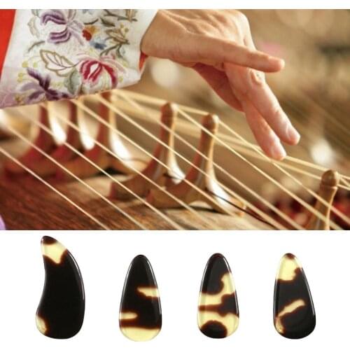 Chinese Zither Guzheng Practice Professional Artificial Faux Fingernails Tips long-time Chinese Zither practicing, creates clear