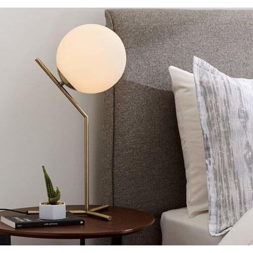 Modern led color glass led glass deco halloween sala de estar dining room for bedroom living room table lamp bedside lamp