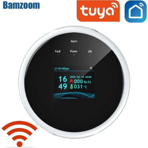 WIFI Gas Detector Combustible Household Smart Gas Alarm Sensor 2020 New Wifi Home Alarm System Tuyasmart / Smart Life APP