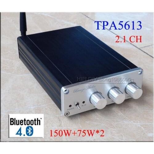 TPA5613 2.1 Class D Power amplifier Subwoofer Bluetooth 4.0 75W*2+150W