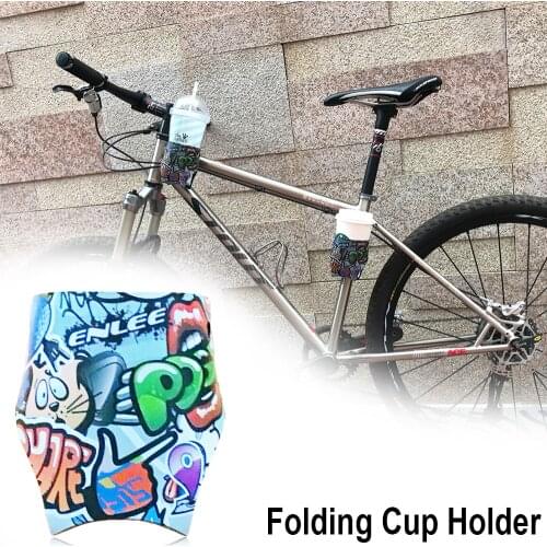 Bicycle Floding Bottle Cage Ultralight Creative Water Cup Holder Socket Adjustable Cycling Accessories for MTB Road Bike Parts