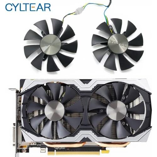85mm GA91S2H GFY09010E12SPA 4Pin VGA Cooler Fan Replace For ZOTAC AMP GTX1070 GTX 1070 Mini Graphics Card Cooling Fan