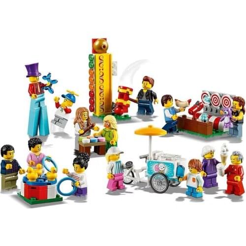 11389 City Series Open-air Playground Minifigure Set 60234 Childrens Building Block Toy Gifts