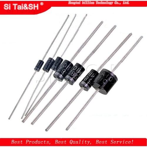 20PCS Rectifier Diode 1N5408 1N5404 1N5401 1N5822 1N5818 UF5408 UF5402 6A10 10A10 DO-27