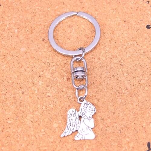 20Pcs pray angel Keychain Novelty Gadget Trinket Souvenir Christmas Gift Keychain Drop Shipping