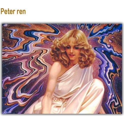 Diy Diamond painting cross stitch Arts and Crafts Full round\square diamond mosaic diamond embroidery "Beauty Lai Ying picture"