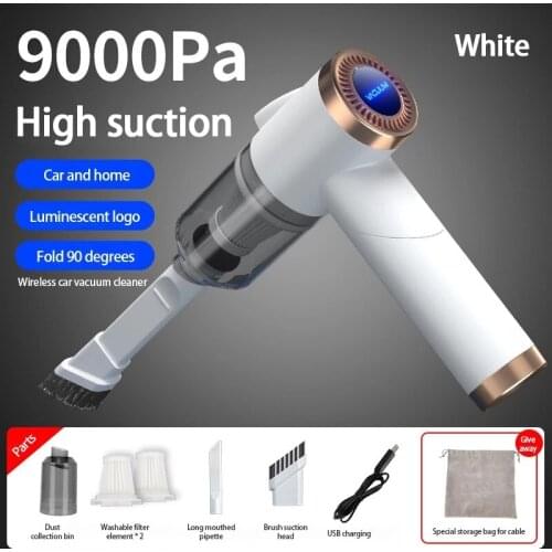 Q8 wireless Car Vacuum Cleaner 9000Pa Rechargeable Handheld Mini Vaccum Cleaner for Car Home Desktop Cleaning Vacuum Cleaner