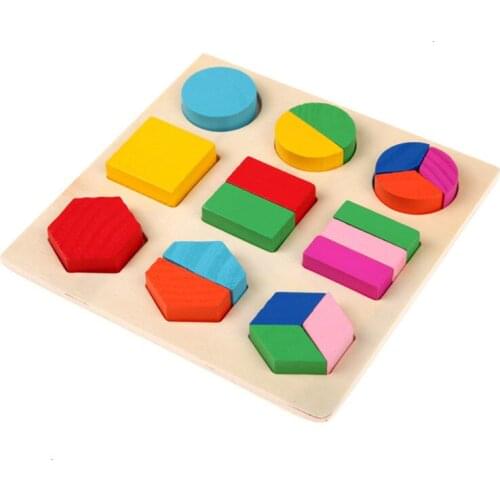 Wooden Math Toys Puzzle Baby Kids Learning Toy Preschool Jigsaw Early Childhood Education Montessori Game For Toddlers Children