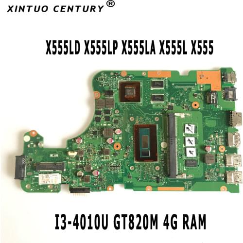 X555LD Laptop motherboard for ASUS X555LD X555LP X555LA X555L X555 Test onboard mainboard 4G RAM I3-4010U GT820M 100% TEST OK