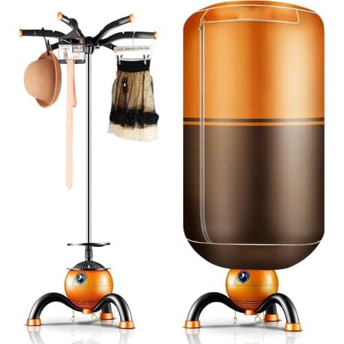 Electric Clothes Dryer Portable Non-ventilated Silent Folding Clothes Dryer Mechanical Control Method Anti-falling Clothes Dryer