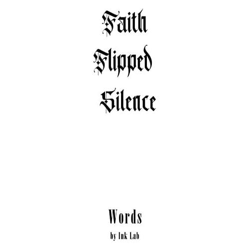 30MM×13MM Gothic English tattoo stickers waterproof men and women