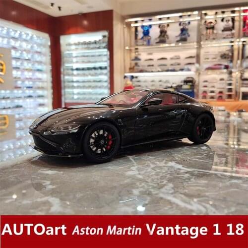 Autoart 1:18 Aston Martin vantage limited edition simulation resin car model black car model collection gift crafts