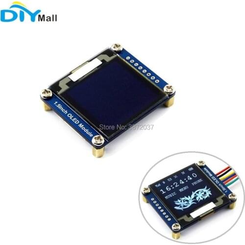 1.5inch 1.5" OLED Screen Display Module 128X128 SSD1327 SPI I2C IIC for Arduino Raspberry Pi