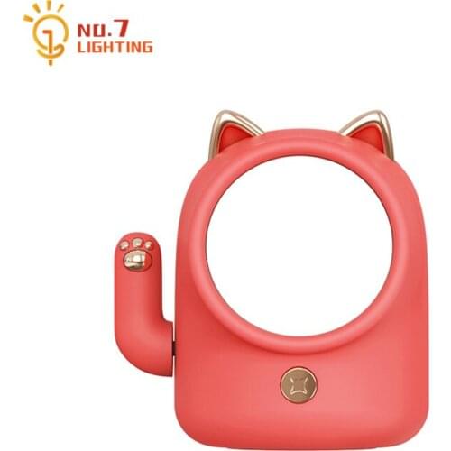 Cute Cartoon Animal Fortune Cat Led Night Lights with Touch Switch Usb Charging Eye Protect Bedroom Bedside Lamp Soft Kids Room