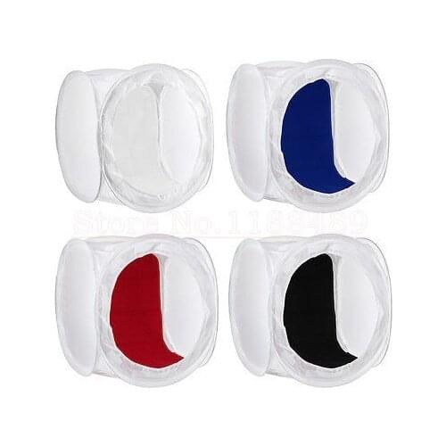 30cm 40cm 50cm 60cm 80cm Photo Studio Shooting Tent Light Diffusion Soft Box 4 Color Backdrop Carry bag photography tent Softbox