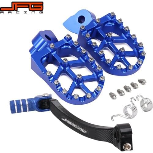 Motorcycle CNC Gear Shift Foot Lever Foot Pegs Rest Footrests Pedals Footpegs For YAMAHA YZ250F YZ450F YZF450 2014 2015 2016