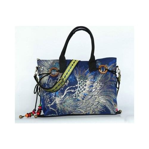 National Animal embroidery Shopping Women Handbags!Vintage Embroidered Lady Shoulder&Crossbody bags Nice Animal Embossing bags