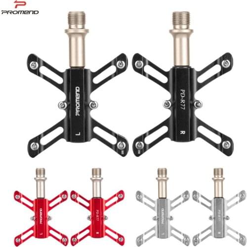 PROMEND BMX Folding Bicycle Pedal 3 Bearing Road Bike Pedals Anti-slip Aluminum Alloy Bearing Pedal