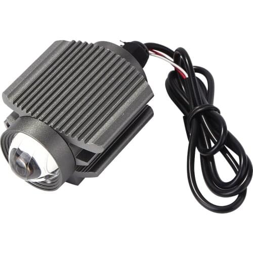 LED Lamp Waterproof Motorcycle Electric Vehicle Universal Headlight Dual Light Color Fog Light Projector Lens Spotlight for Moto