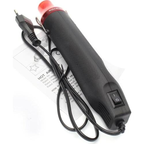220V 300W DIY Electric Heat Shrink Gun Power Tool Hot Air Temperature Gun with Supporting Seat