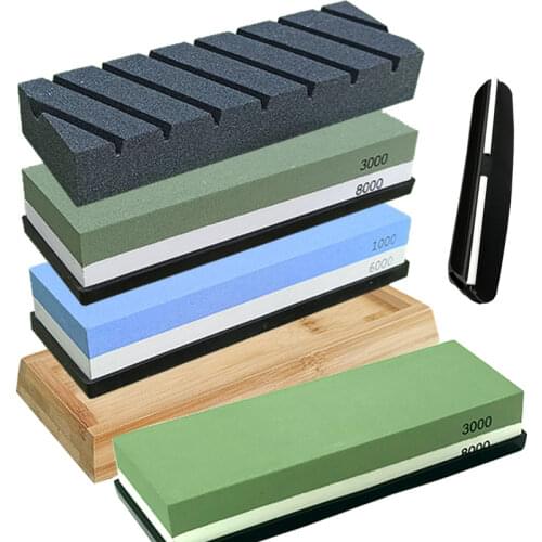 Whetstone Sharpening Stones Professional Knife Sharpener grinding stone water stone kitchen Tool 1000 3000 6000grit Double-sided