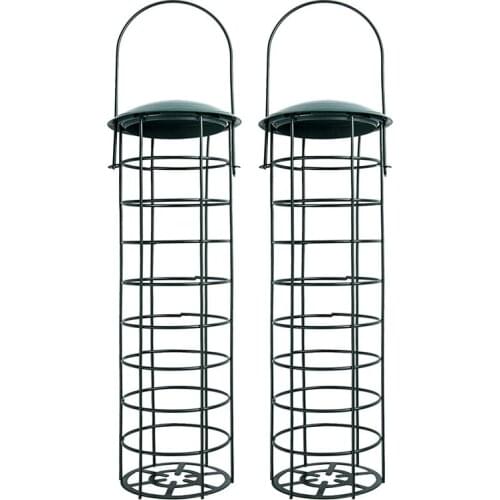 Outdoor Bird Feeder Garden Tube Feeder Bird Feeder Hanging For Tits Sparrows And Various Wild Birds 2 PCS