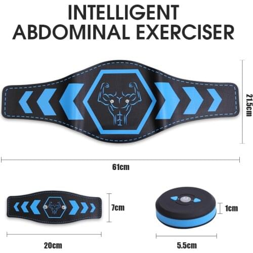 Smart Fitness Body Wireless Abdominal Muscle Trainer Lose Weight Slimming Health Care Abdominal Electric Weight Loss Belt Unisex