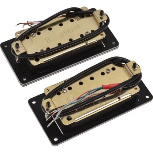 2pcs Electric Guitar Pickup Dual Rail Humbucker HOC-IV 1C For Guitar