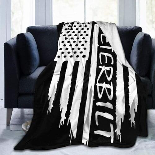 American Flag Peterbilt 3D Print Flannel Fleece Blanket Throw Reversible Super Soft Warm Cozy Smooth Fall Winter Blankets