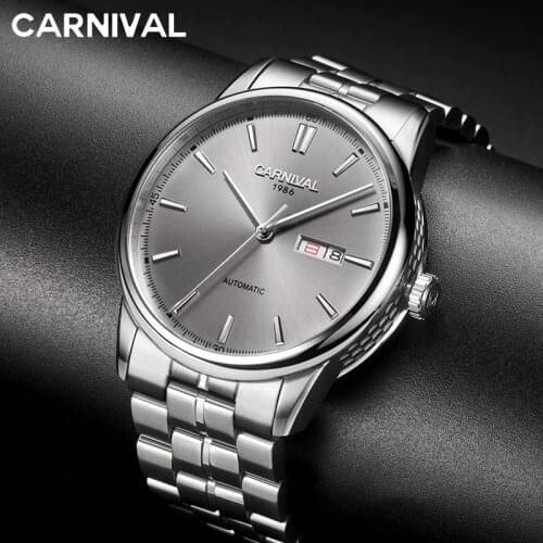 Reloj Hombre CARNIVAL Brand Automatic Watches Mens Luxury Waterproof Fashion Mechanical Military Wrist Watch Relogio Masculino