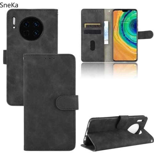 Wallet Case For Huawei P30 Pro Lite Nova 4i 6 Honor 8S 5G V30 Mate 30 Business Cover Leather Flip Magnetic Card Slot Stand Capa