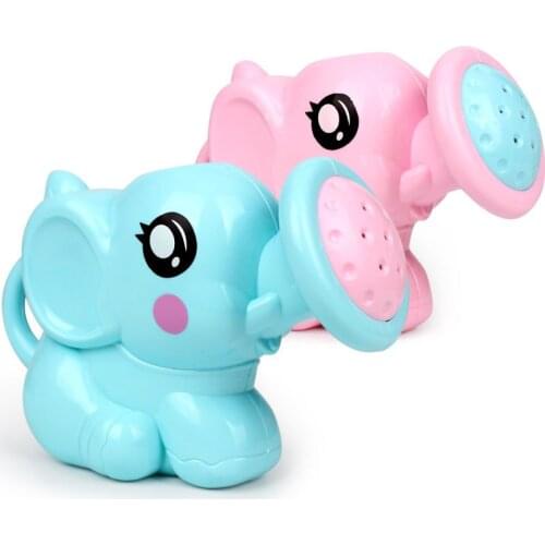 Children playing with water toys shower gun bathing beach toys cartoon whale dolphin duckling baby bathroom water spray toy