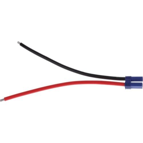 EC5 Type Female Battery Connectors 5.5mm Gold Banana Plug With Wrie