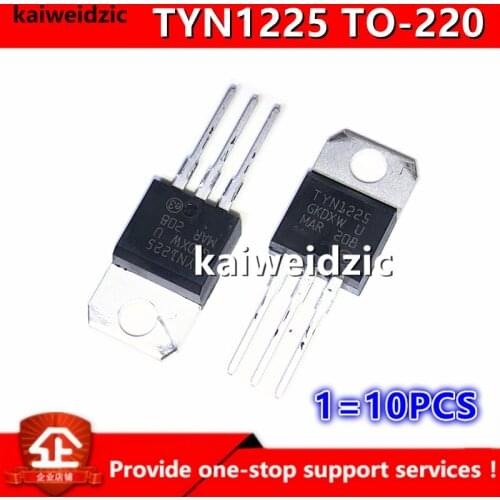 Kaiweikdic New imported original TYN1225 1225 TO220 Unidirectional silicon controlled diode/inverter/thyristor/25A 1200V