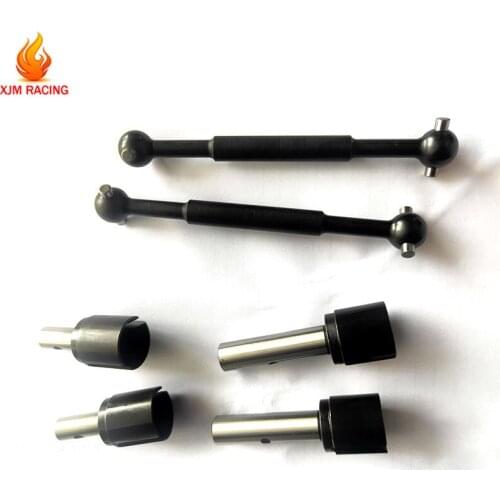 CNC Metal Driving Shaft (Strengthen 5 Mm Half Shaft) Set for 1/5 GTB Racing Hpi Rovan Km Mcd Baja 5b/5t/5sc Rc Car Toys Parts