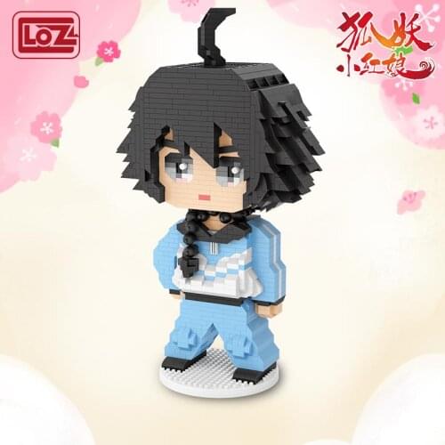 LOZ fox demon little matchmaker at the beginning of the white month difficulty inserting building blocks micro-drilling small