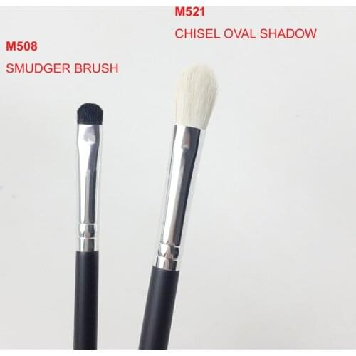 M508 Smudger / M521 Chisel Oval Eye Shadow Makeup Brushes - Synthetic Hair Eyeshadow Blending Brush - Beauty makeup brushes Tool