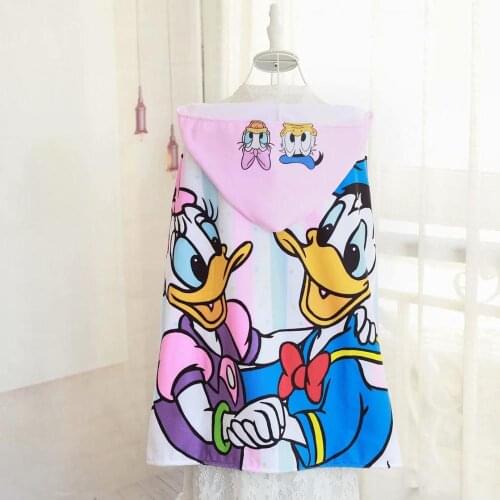Disney 75*100cm cartoon Minnie Mickey Dumbo cloak bath towel bath towel princess bath towel boy girl baby beach towel