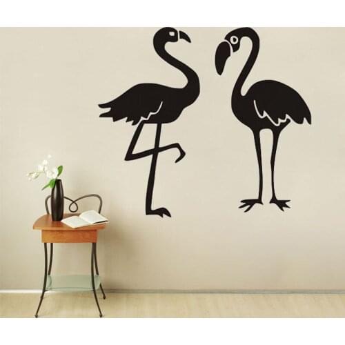 Flamingo Wall Sticker Vinyl Adhesive Home Decor Living Room Waterproof Kitchen DIY Wall Decal New Design