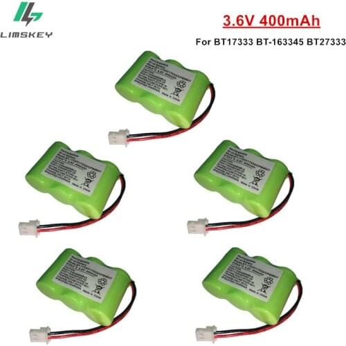 10pcs 3.6V 400mAh Ni-CD Battery For Vtech BT-17333 BT-163345 BT-27333 2/3AA 3.6V rechargeable Battery BT17333 BT163345 BT27333