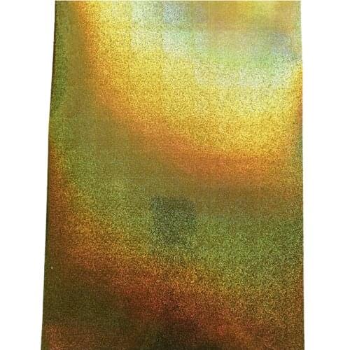 New 50 Micron Thickness A4 Blank Shinny Powder Spot Gold Hologram Sticker Label Paper for LASER Printer