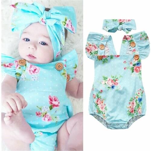 2pcs/Set Newborn Baby Clothes Sleeveless Girl Boy Clothes Casual Design Cotton Baby Rompers With Headband de bebe costumes