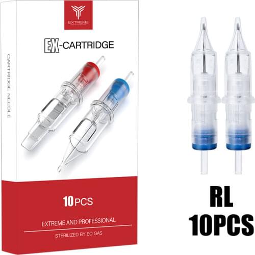 Disposable 10 pcs Tattoo Cartridge Needles RLSterile Needle for Rotary Pen Supplies