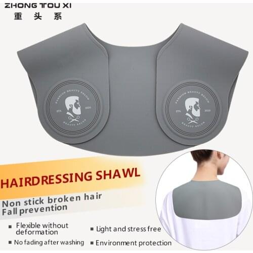 Hair Salon Stylist Cutting Collar, Silicone Neck Wrap Neck Guard for Haircut Hair Dye Professional Hairdressing Hair Cutting