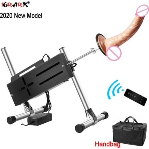 Thrusting Sex Machine Gun for Women Men Automatic Self-Pleasure Massage Retractable Love SexMachine with Dildos Attachments