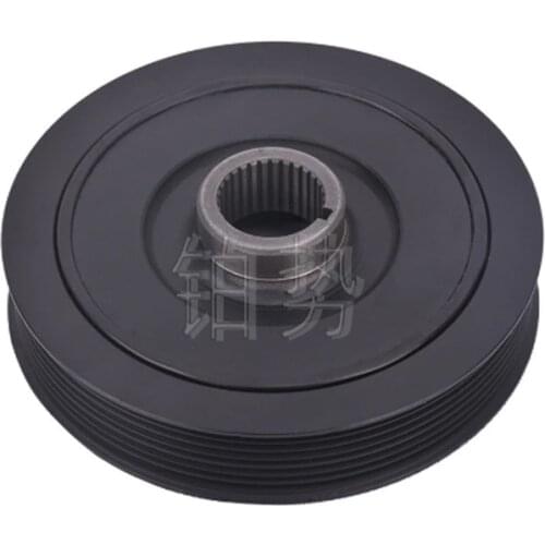 Car Engine crankshaft pulley 2005-Hon daA CCO RDC R-V ELE MEN TST REAM CM4 Torsional vibration damper Poly V-belt pulley