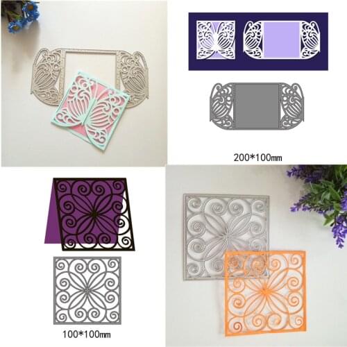 Hollow Butterfly Flower Metal Steel Cutting Dies for DIY Scrapbook Album Frames Embossing Paper Craft Creative Cut Dies New