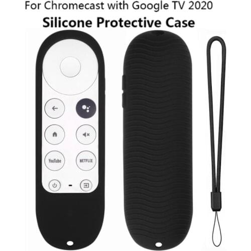 Portable Cover For Chromecast With Google TV 2020 Voice Remote Anti-Lost Silicone Case For Chromecast Shell Case Accessories