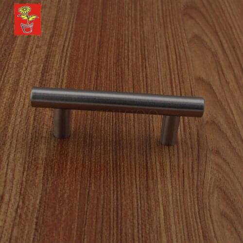 12mm Dia T Bar Furniture handle 64mm center to center Stainless steel Handle Cabinet knobs drawer pulls furniture hardware